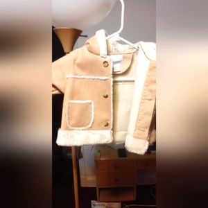 Kiddie weather suede jacket